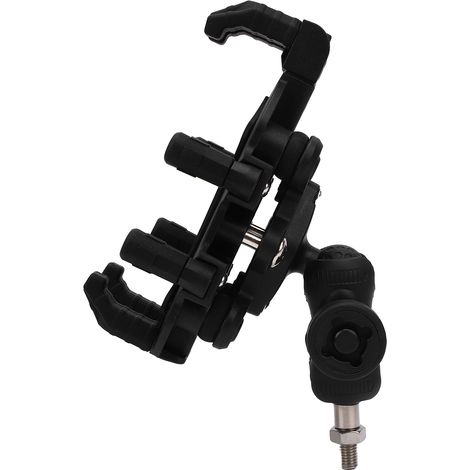 Support téléphone moto, 8 griffes, réglable 360°, support guidon avec amortisseur vibrations (1/5)