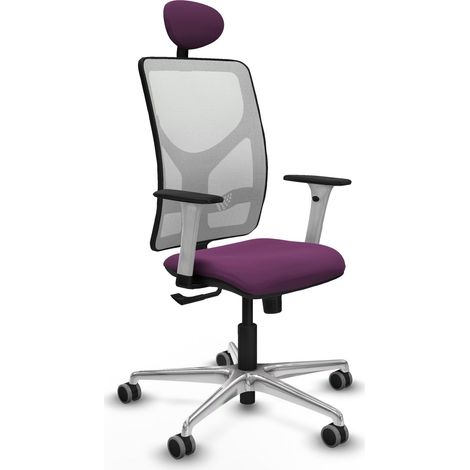 Sedia da ufficio piqueras y crespo Motilla viola alluminio (1/2)