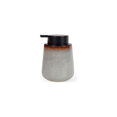 Dispenser di sapone in ceramica, dispenser di lozione mani ricaricabile da 355 ml per il bagno, dispenser di liquidi moderno con pompa, dispenser di sapone - Crezuo