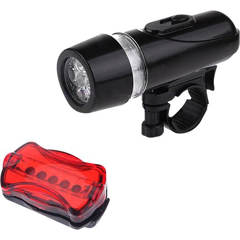 Linterna LED para bicicleta 052 2 en 1 (1/5)