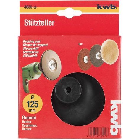 PLAQUE DE SUPPORT EN CAOUTCHOUC 125X8 49483500