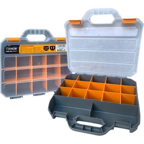 Cassetta Valigetta a Porta Attrezzi Minuteria Organizer 17 Scomparti Bricolage (1/5)