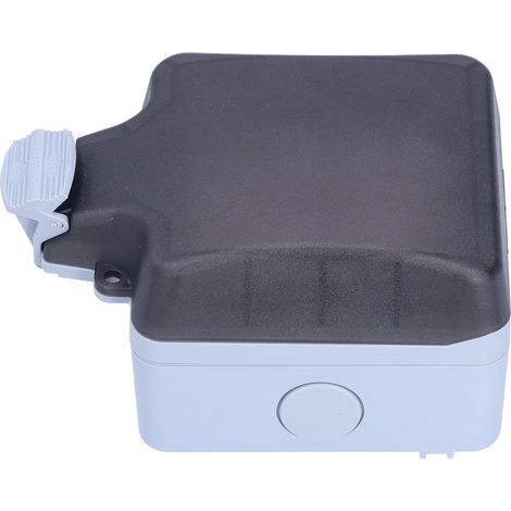 Boîtier de Prise Extérieur Étanche IP66 avec 3 Prises US, 110‑250V 15A, pour Jardin et Terrasse