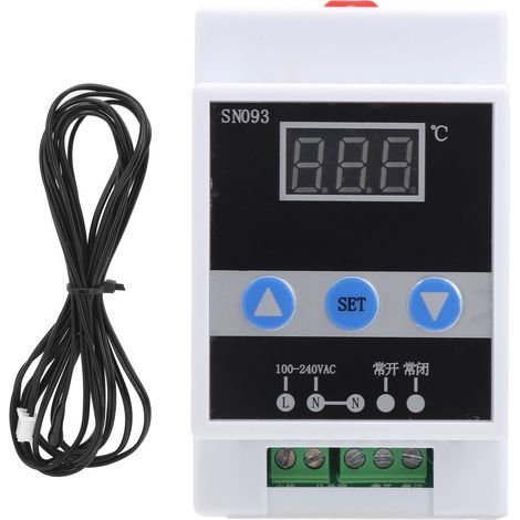 TMC‑6000 Régulateur de température Régulateur de contrôle numérique Thermostat 110‑240 V (1/5)