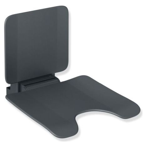 HEWI 900.51.10460 CV Siège suspendu avec découpe pour plancher sanitaire (1/2)