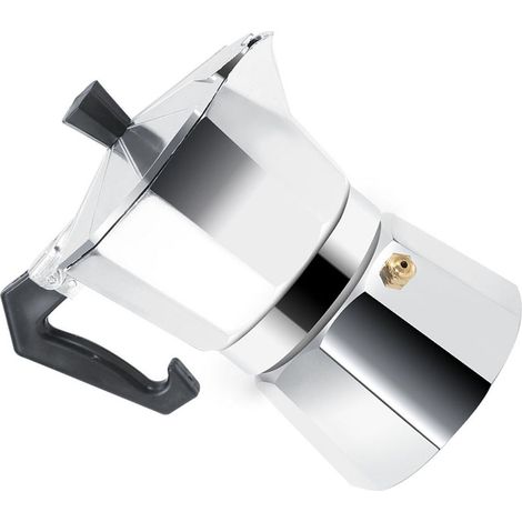 Cafetière italienne Moka en aluminium, pour expresso, usage domestique et professionnel (300 ml, 6 tasses) (1/5)
