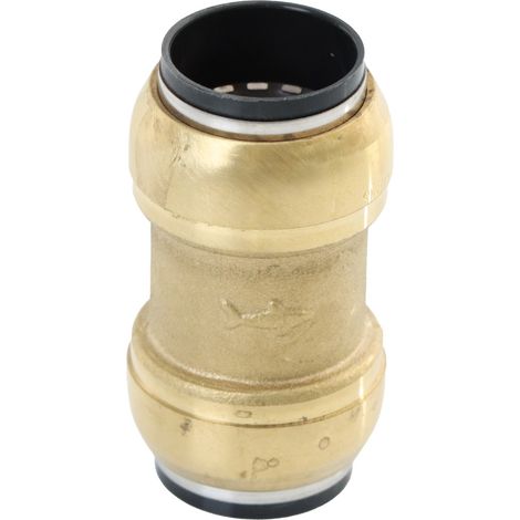ELMAG Gerader Steckverbinder Messing SharkBite für Rohr 22 mm (1/2)