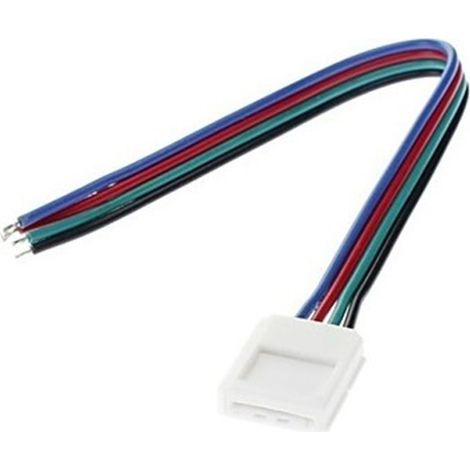 Connecteur d'angle avec soudure pour ruban RGB 12V (1/2)