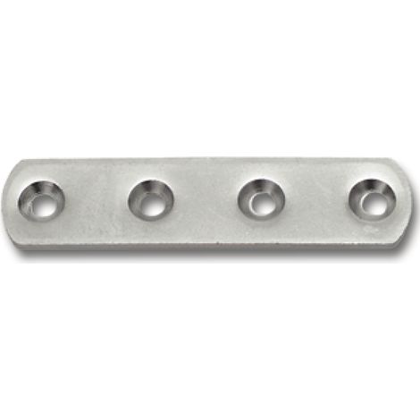 Verbindungsplatte, L 60, B 14, Materialstärke 2, Stahl verzinkt