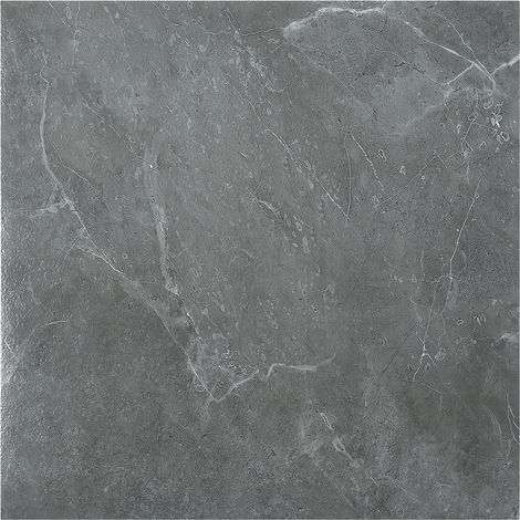 Vingo – Dalle de sol PVC autocollante marbre gris – 11 pièces 30x30cm – Surface totale 1m² – Étanche et antidérapante pour salles de bain