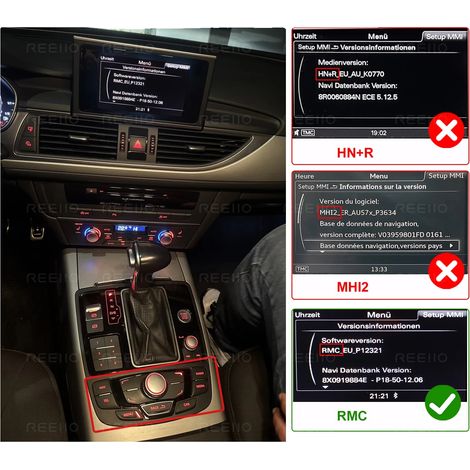 Adaptador de interfaz para coche, CarPlay inalámbrico, compatibilidad con Android Auto, A6 A7 RMC (1/2)