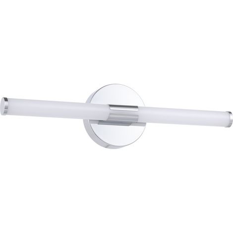 Quadri E Specchi Ramola Acciaio Cromo Plastiche Bianche Led 7,5W 850Lm Ip44
