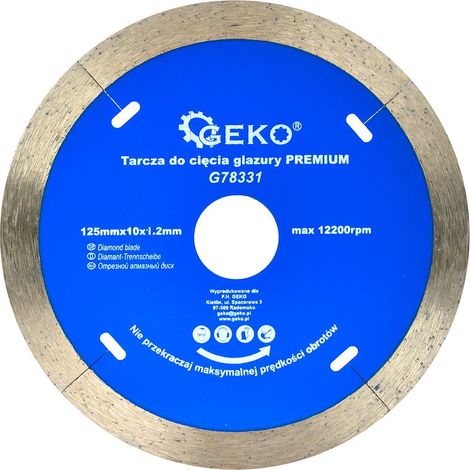 Disque de coupe pour carrelage 125 mm x 10 x 1,2 mm premium (100/200) (1/3)
