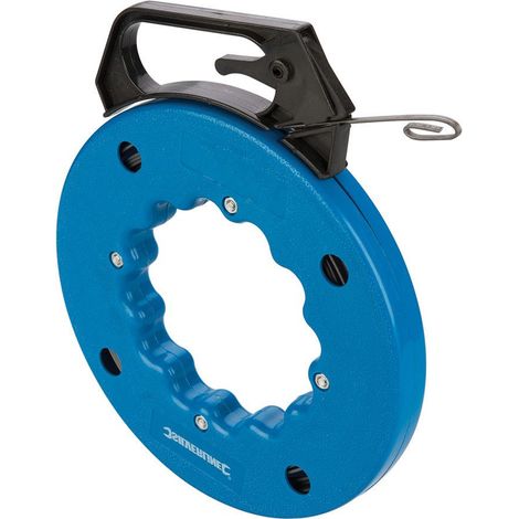 Ruban de tirage aiguille tire fil d'electricien 15 mètres