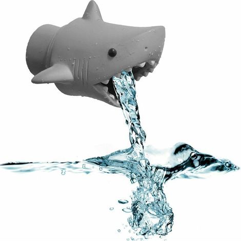 Extension Robinet Enfant Cuisine Rallonge de Robinet Rallonge de Robinet de Dessin Animé Rallonge de en Forme de Requin pour en Bas âge Lavage des Mains Buse deau Rallonge Salle de Bain (1/5)