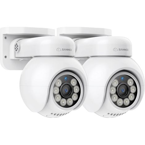 Caméra de sécurité POE, résolution 8MP, suivi intelligent, 2Pcs Caméra (1/2)