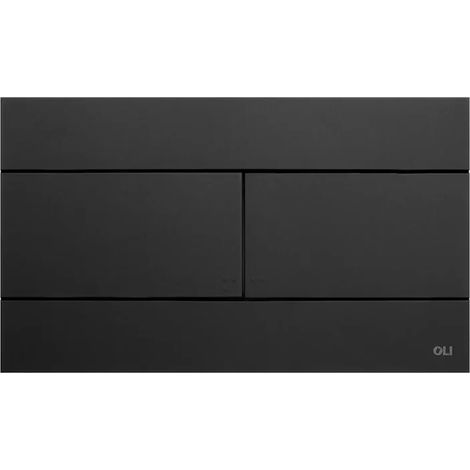 PLACCA SLIM DUAL- Nero Opaco- OLIVE- pezzi 1