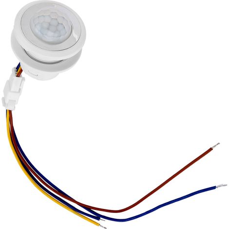 Interrupteur à détecteur de mouvement infrarouge automatique à LED Mr HW08F, 1-40 W, 45 x 40 mm (1/5)