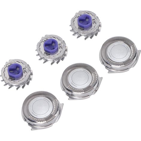 Tête de rasoir de rechange en acier inoxydable compatible avec les rasoirs Philips PT720, PT725 et PT726 (1/5)