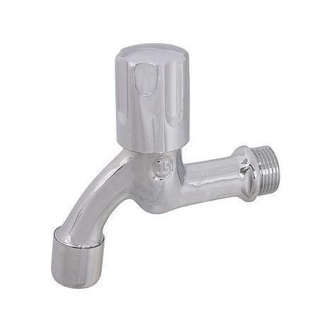 JS AUSLAUFVENTIL MIT PERLATOR DESIGNGRIFF,1/2",POLIERT CHROM