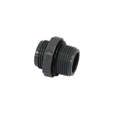 NIPLES (PP) FILETTATO MASCHIO MASCHIO CON O-RING IN POLIPROPILENE- - 1 - 10 pezzi