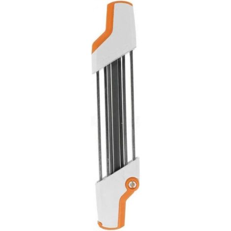 Affûteur de chaîne de tronçonneuse 2 en 1 en métal accès facile 3/8 "P 4.0mm remplacement de chaîne blanc