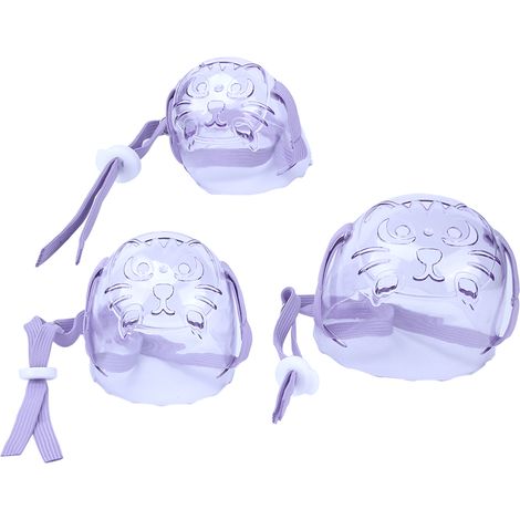 Muselière Anti-morsure pour chien et chat, 3 pièces, couvre-bouche respirant et Transparent