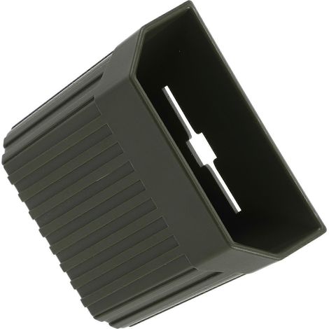 Organisateur de grille d'aération de voiture en plastique, compatible avec un support de téléphone vert pour tableau de bord. (1/5)