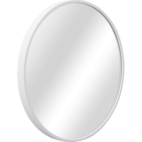Wandspiegel Modugno 50cm Weiß [en.casa]