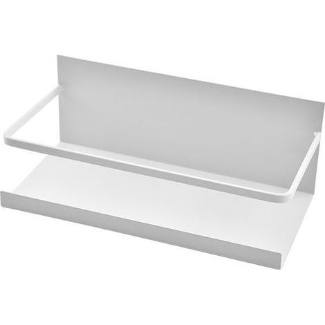 Scaffale per Frigorifero - Scaffale Magnetico a Livello Singolo, Portaspezie da Appoggio Adatto per Casa, Cucina, Soggiorno, Bagno (Bianco) (1/5)
