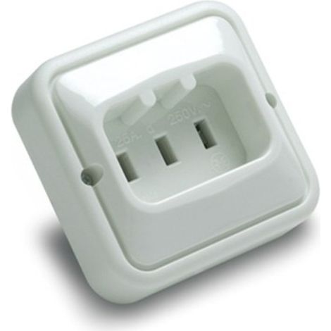 Base elec 85x84x57 emp tt 25a-250v polic bl 2308 famat