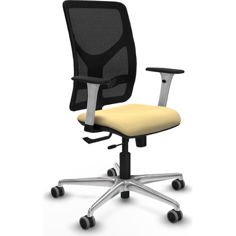 Silla de oficina piqueras y crespo Motilla blanco espuma alta densidad (1/2)