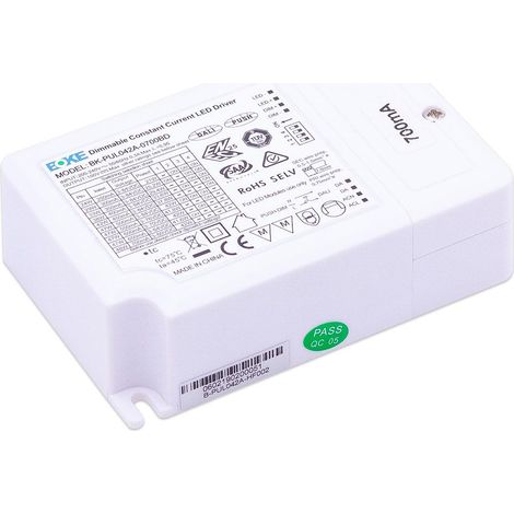 LED Treiber 42W 3-84V 0.25-0.7A IP20 dimmbar DALI / 1-10V / PUSH, BOKE BK-PUL042A-0700BD Konstantstrom CC (1/5)