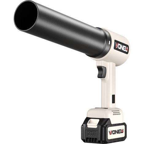 Souffleur industriel sans balais 10x20V 4000mAh, puissance extrême pour déblayage professionnel feuilles poussière et chantiers (1/3)