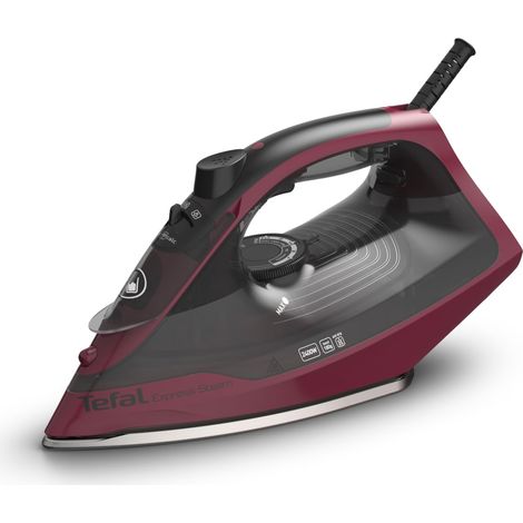 Tefal Express Steam Ferro da Stiro, Colpo di Vapore 180 g/min, 2400 W di potenza, Stiro Verticale, Piastra in Ceramica, Ampia Capacità di 270 ml, FV2846 (1/2)