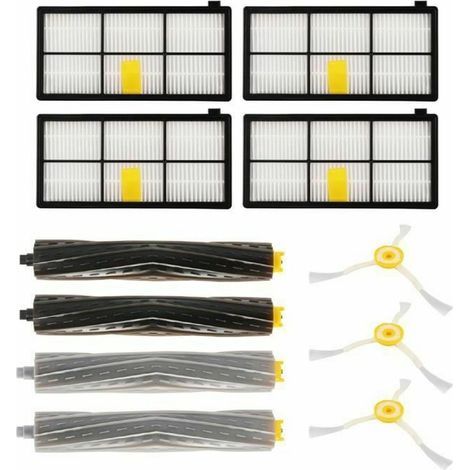 Green Mobility-12PCS Accessoire iRobot Kit de Remplacement Accessoires pour iRobot Roomba 800-900 Series, 880-860-870-871-980-990 Robots (1/3)