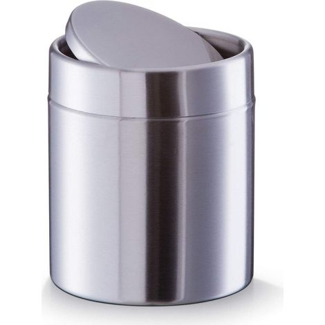 Zeller 18408 201 - Portarifiuti da tavola, ø 11,5 x 14 cm, in Acciaio Inox (1/3)