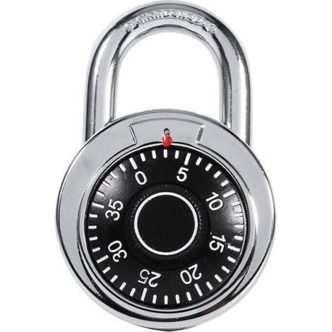 Combined, Waterproof Metal and Plated Steel Combination Clasp for School, Sports Locker and Sports Equipment, Case, Toolbox, Fence, Cabinets and Storage (1/4)