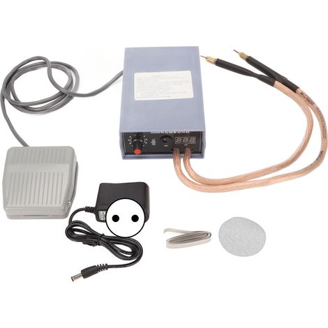 Mini poste à souder portable 5000W haute puissance réglable pour nickel fer inoxydable 100‑240V prise UE (1/5)