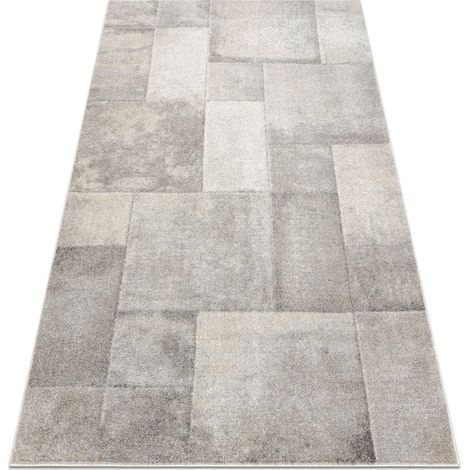 Teppich FUSION 1200 creme / beige - Geometrisch, modern, abstrakt beige 120x170 cm