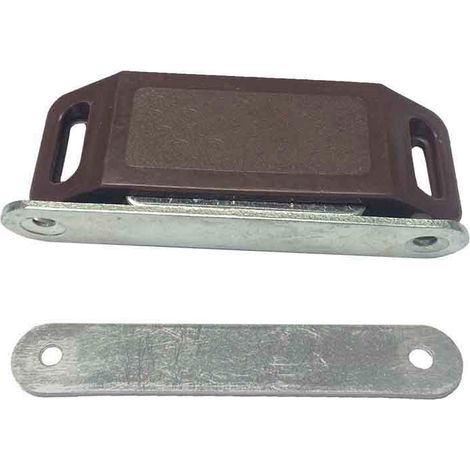 Magnete per porta marrone (2 pezzi) 75x18 mm (1/2)