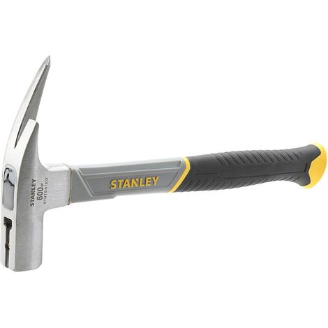 Stanley – Marteau de menuisier 760 g – Tête forgée en acier – Poignée ergonomique bimatière – Pour bois dur – STHT051312