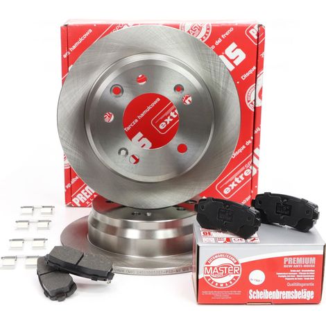 JUEGO DE DISCOS Y PASTILLAS DE FRENO TRASERO HYUNDAI, KIA (1/3)