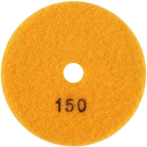Yctze Tampons de Polissage Diamant 4 Pouces 100 Mm pour Marbre – Utilisation Humide/sèche, qualité Supérieure, Parfaits pour la Finition et la Restauration de la Pierre (150). (1/5)