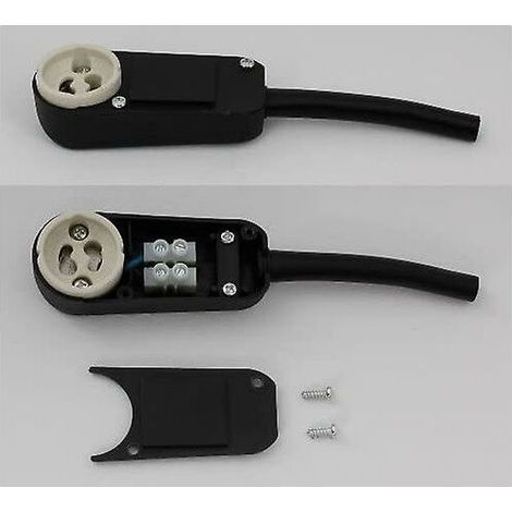 lot de 10 boîtiers de connexion, douille GU10 pour LED et spot halogène encastré (1/3)