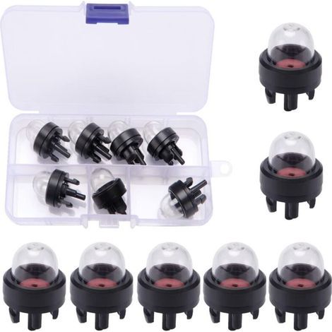 7 Pièces Ampoule Amorçage D'essence, Ampoule de Carburant Pompe, Bulle D'huile de Carburateur, pour Stihl/Weed Eater/McCulloch/Ryobi Echo (1/4)