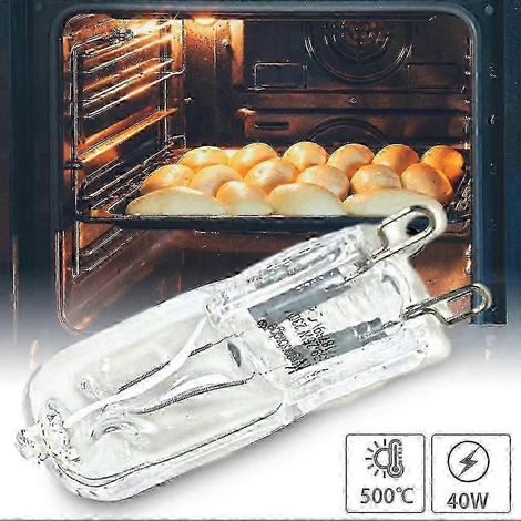 Ampoule de four G9 compatible avec les réfrigérateurs, résistante aux hautes températures, halogène 40 W KFWHBYV (1/4)