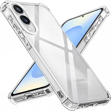 Étui pour Samsung Galaxy S25 Edge, résistant aux chutes, transparent (1/5)
