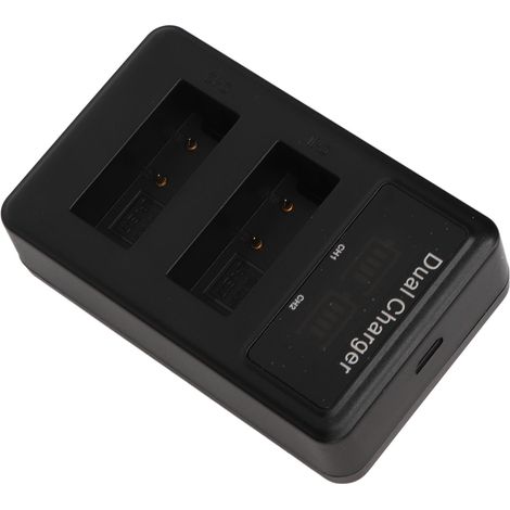 Chargeur de batterie USB double avec indicateur de charge pour appareils photo 200D II, R10, RP, 750D, 800D, 850D, 77D, 760D, M3 et M5 (5 V). (1/5)