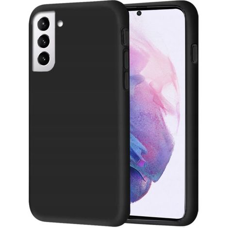 Coque arrière noire mate en silicone et verre pour SAMSUNG GALAXY S21 (1/5)